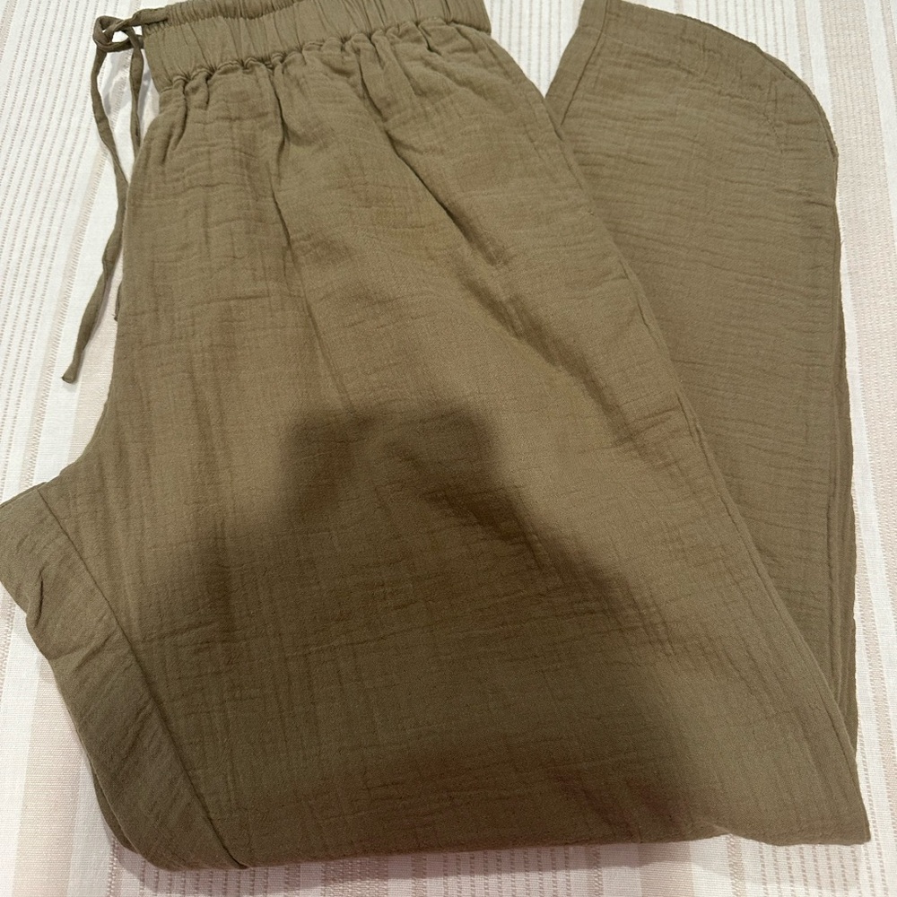 NEW Womens Pact Organic Gauze Pants